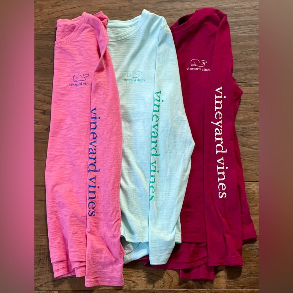 Bundle of 3 Vineyard Vine Long Sleeve Tees/T-shirts, XS